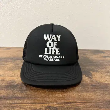 구제 의류 미품 RATS WAY OF LIFE 블랙 메쉬 캡 일본제