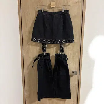 jouetie 쥬에티 하토메 데님 치마바지
