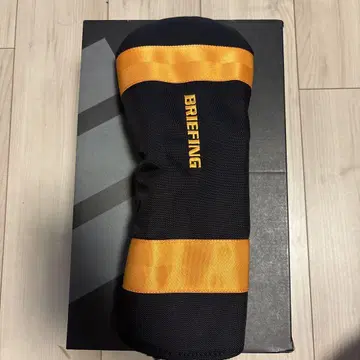 BRIEFING 드라이버용 헤드커버 블랙/오렌지