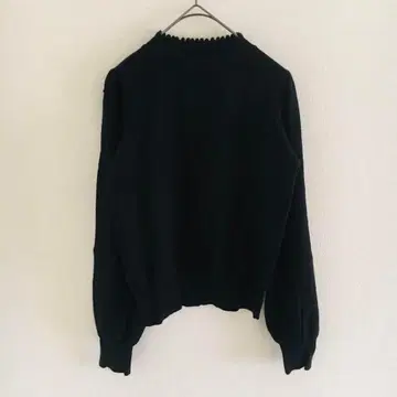 소매 리브 니트 PROPORSION BODY DRESSING 하이넥