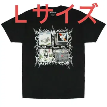 새상품 ec melode Patchwork Tee Black L 사이즈