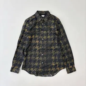 Paul Smith 폴스미스 카모 하운드투스 체크 긴팔 셔츠 사이즈 L