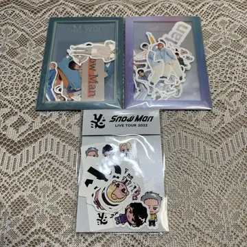 SnowMan 스티커 세트
