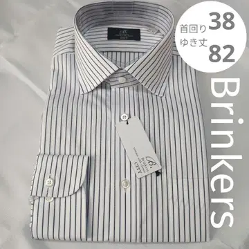 brinkers 38-82 와이셔츠 새상품 긴팔 스트라이프 브링커즈