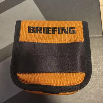 BRIEFING 퍼터용 헤드 커버 오렌지/블랙