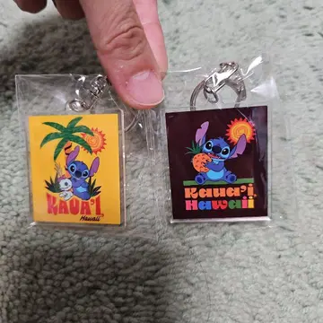 릴로 앤 스티치 블라인드 아크릴 키링 2개 세트