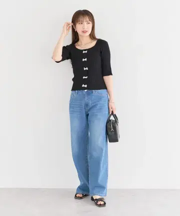 Green Parks / ELENCARE DUE W 허리 데님 팬츠