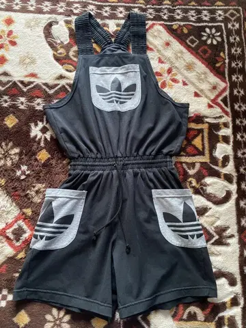 adidas 블랙 숏 올인원
