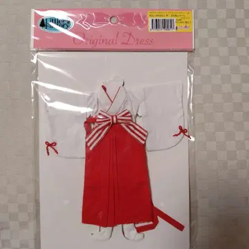 새상품급 리카짱 캐슬 무녀 기모노 무녀풍 스타일 드레스 22cm