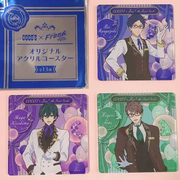 Free! FS x COCO'S 오리지널 아크릴 코스터 3개 세트