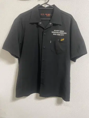 Schott Bros. 블랙 워크 셔츠 M