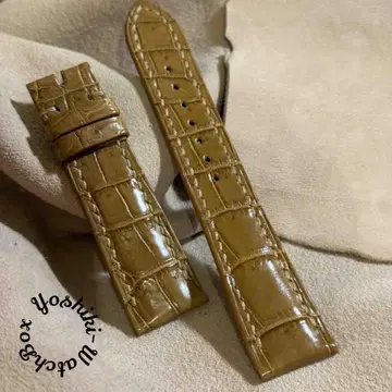 cro-1920 크로커다일 시계 벨트 라이트 브라운 러그 폭 21mm
