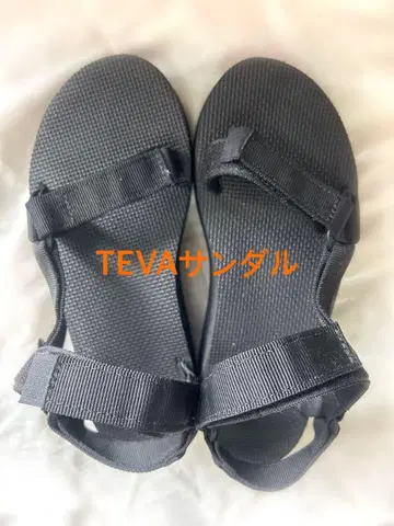 TEVA 블랙 스포츠 샌들 24.5~25cm