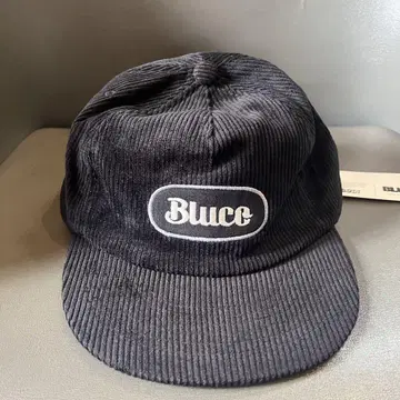 BLUCO / 부루코 코듀로이 캡 -Patch- 블랙