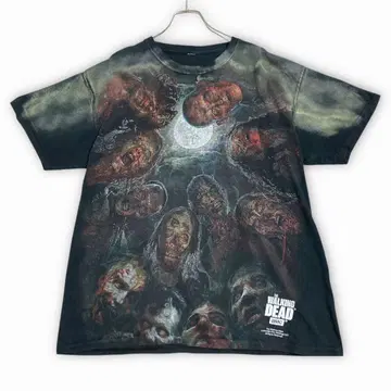 The Walking Dead 2015 좀비 프린트 티셔츠 공식 XL