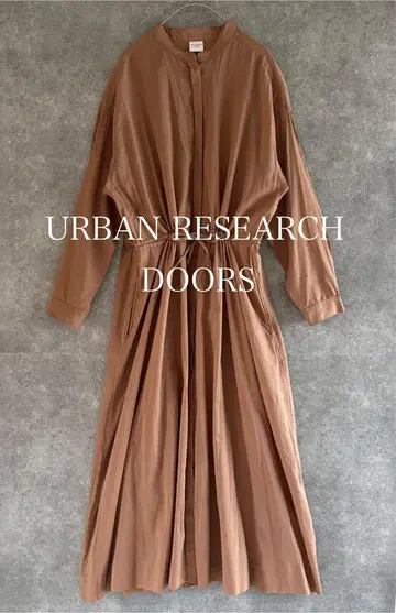 URBAN RESEARCH DOORS | 코튼 보일 셔츠 원피스