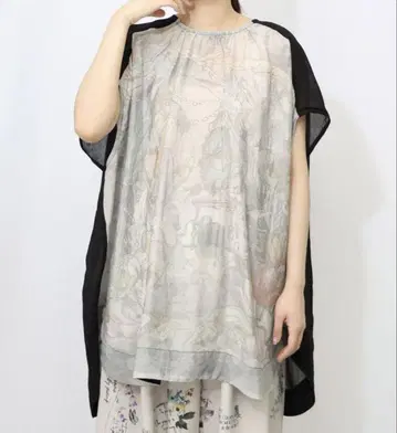 이즈스칼라 552247: 머메이드 방 패턴 시어 튜닉