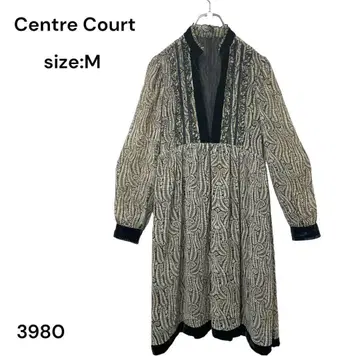 Centre Court 원피스 M 올 패턴 무릎 기장 고급