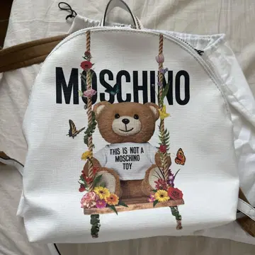 MOSCHINO 테디베어 프린트 백팩