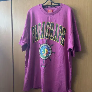패러그래프 티셔츠 퍼플