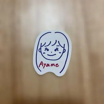 츠츠이 아야메 캐리커처 스티커 노기 카페
