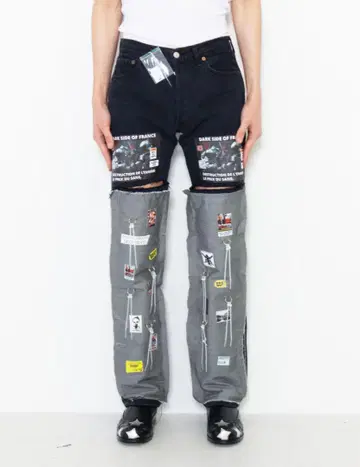 CouCoubebe 75018 DSF DENIM PANTS_BLACK