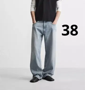 ZARA 자라 BAGGY FIT 데님 팬츠 새상품, 미사용