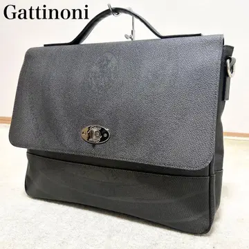 새상품급 가띠노니 Gattinoni 플라네타륨 브리프 케이스 올 패턴