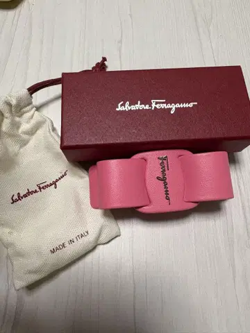 Salvatore Ferragamo 핑크 머리핀