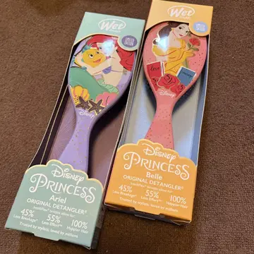 웨트 브러쉬 2개 Disney Princess 벨 아리엘 디자인