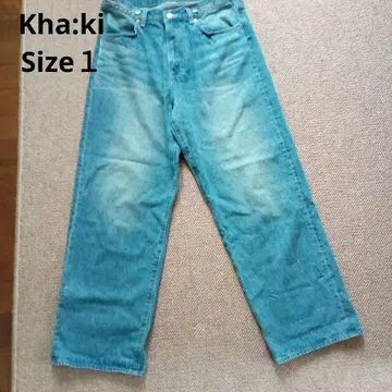 Kha:ki 사이드 어드저스터 데님 Size1