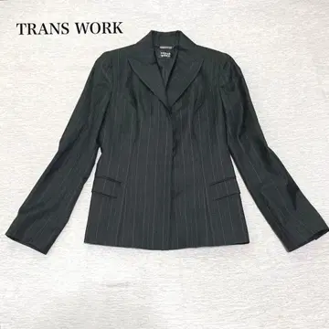 트랜스워크 테일러드 자켓 (42) 스트라이프 히요쿠 오피스 고급