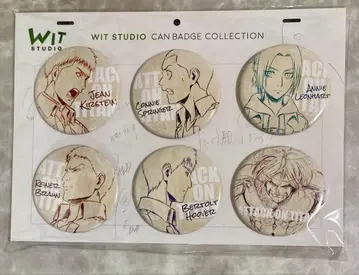 WIT STUDIO 캔뱃지 컬렉션 진격의 거인 6종 세트 C