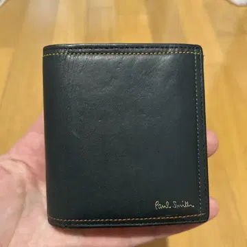 Paul Smith 다크 그린 접이식 지갑