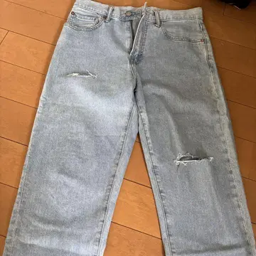 GAP 데미지 데님 라이트 블루
