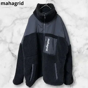 mahagrid 마하그리드 보아 플리스 자켓 블랙 L 사이즈