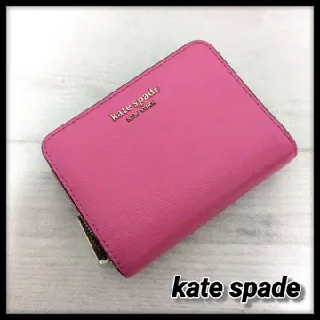 kate spade new york 반지갑 가죽 핑크