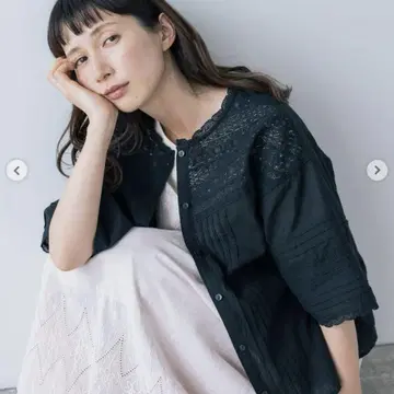 사만사 모스모스 kazumi 콜라보 블라우스