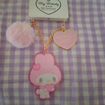새상품 SANRIO 마이멜로디 50주년 기념 백참 마이멜로디