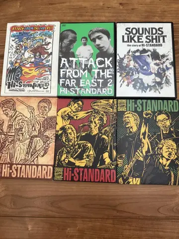 Hi-STANDARD DVD 6장 세트
