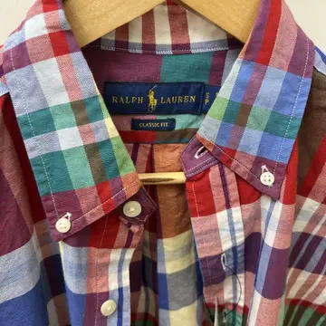 Ralph Lauren 클래식 핏 긴팔 플란넬 셔츠