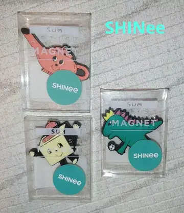 SHINEE 캐릭터 마그넷 3개 세트