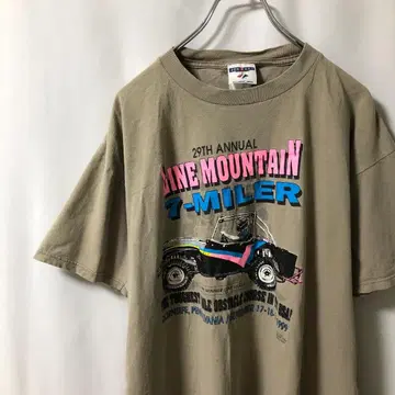 N-4949 90년대 JERZEES 라인 마운틴 7마일러 반팔 티셔츠 L