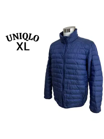UNIQLO XL 네이비 울트라 라이트 다운 자켓 XL