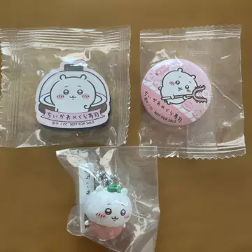 치이카와 쿠라스시 콜라보 빘쿠라퐁 캔뱃지 & 마그넷, 피규어 세트