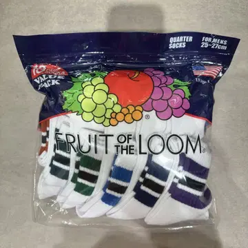 [무료배송] 미사용 새상품 fruitoftheroom 삭스 양말 10매입