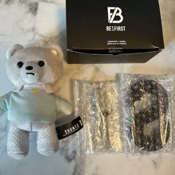 BE:FIRST SHUNTO 곰 봉제 인형 & 랜덤 참 세트