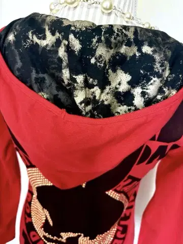 새상품 스컬 토끼 후드티 00s/y2k/헤이세이 갸루/그런지/락