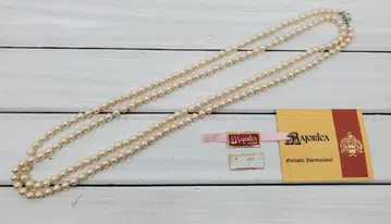 MAJORICA 마요리카 펄 롱 목걸이 150cm 7mm