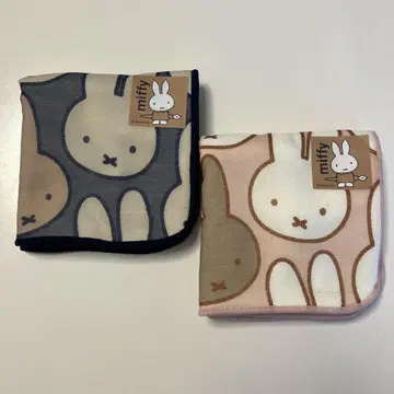 새상품 미피 거즈 타월 손수건 핸드 타월 2매